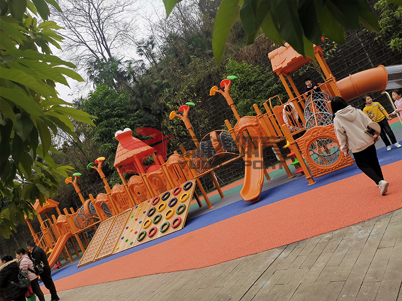 江津公園仿木兒童游樂設施